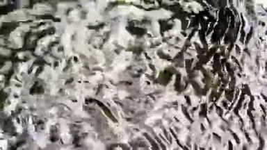 山溪瀑布河-水滴，水纹
